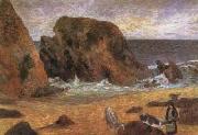Paul Gauguin Seascape in brittany (mk07) oil painting on canvas